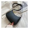 New Women's Fashion Handbags Retro Solid Color PU Leather Shoulder Underarm Bag Casual Women Handbags Trend