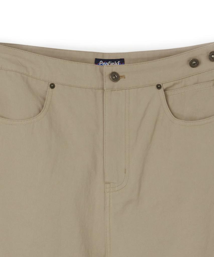 PENFIELD Cotton Pleated Wrap Pants Beige_Fs2Wp44F