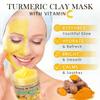 YUITIKUE 50g Turmeric & Vitamin C Brightening Moisturizing Mask for Daily Skin Care - Face Mask
