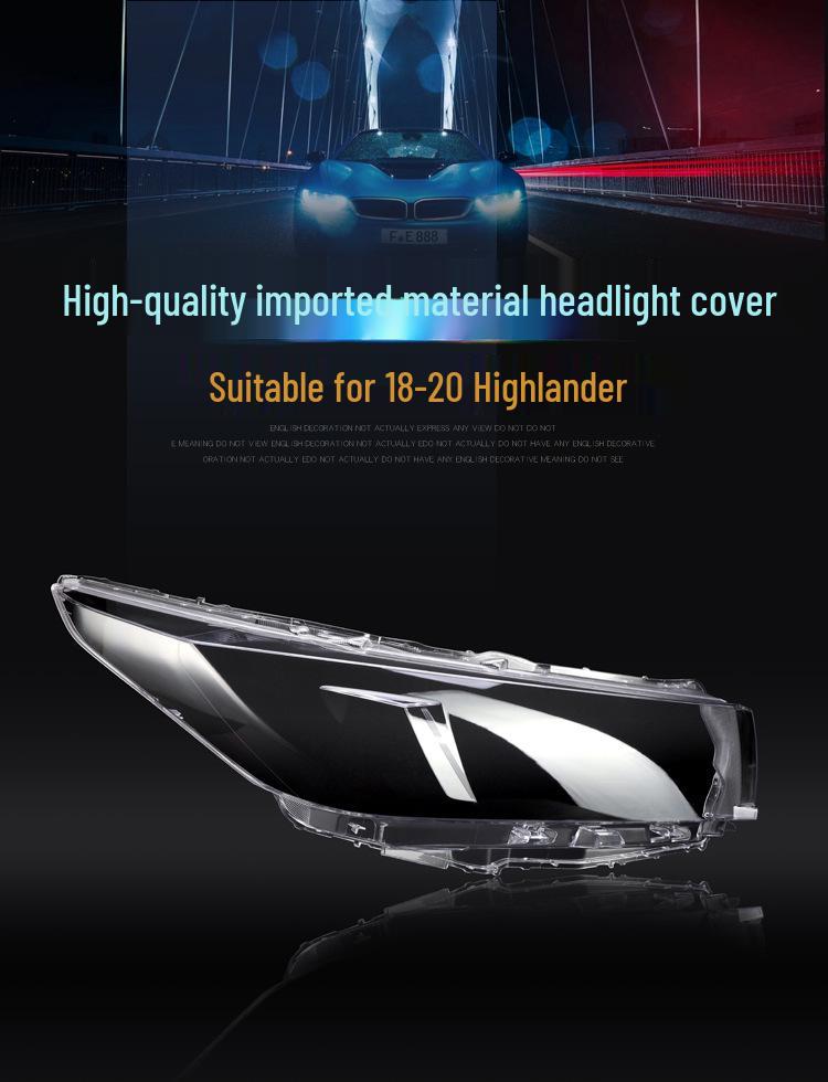 Toyota Highlander Headlight Lens Cover (2018-2020)
