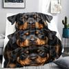 1Pc Three Puppies Print Flannel Blanket, High quality Comfortable for All Seasons, Home Decor, Warmth and Comfort, Perfect for Christmas Gifts W140