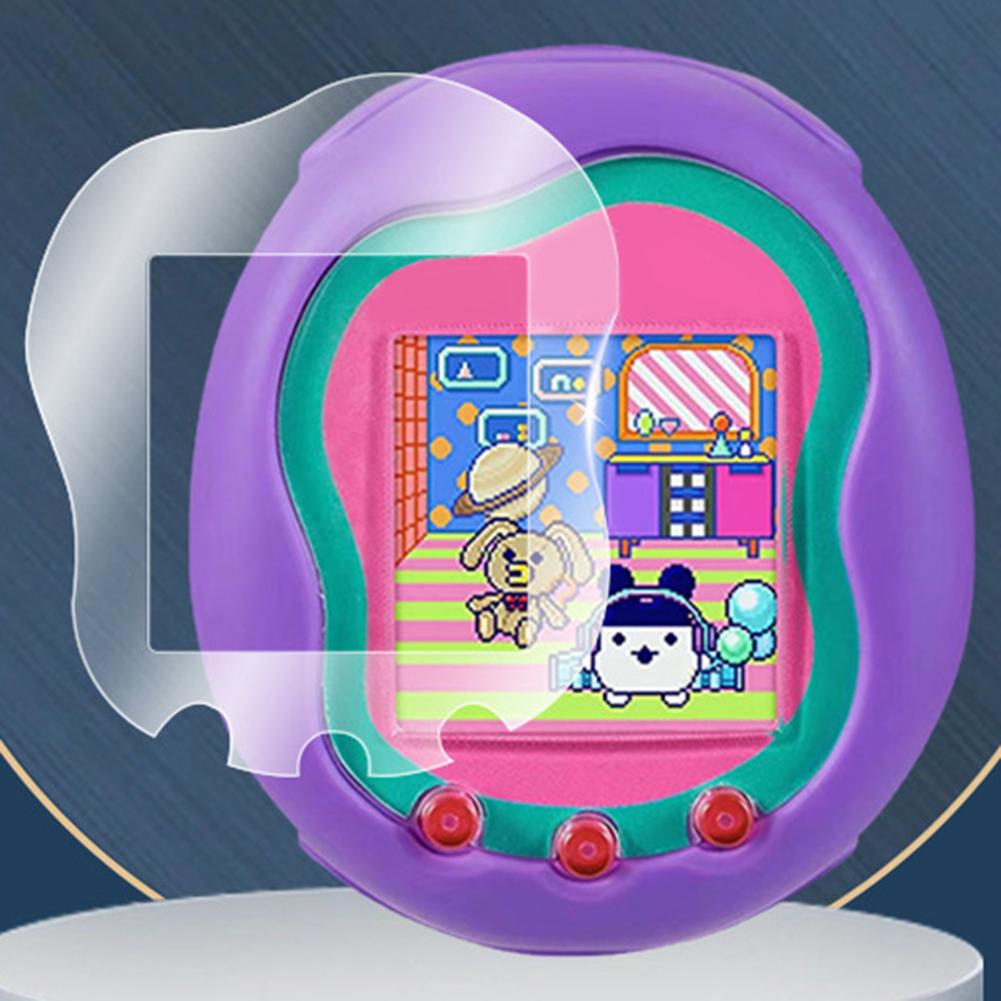 2 шт. Защитная пленка для экрана Защита от царапин ПЭТ/ТПУ Защитная пленка для экрана Защита от отпечатков пальцев для Tamagotchi Uni Band Аксессуары для питомца