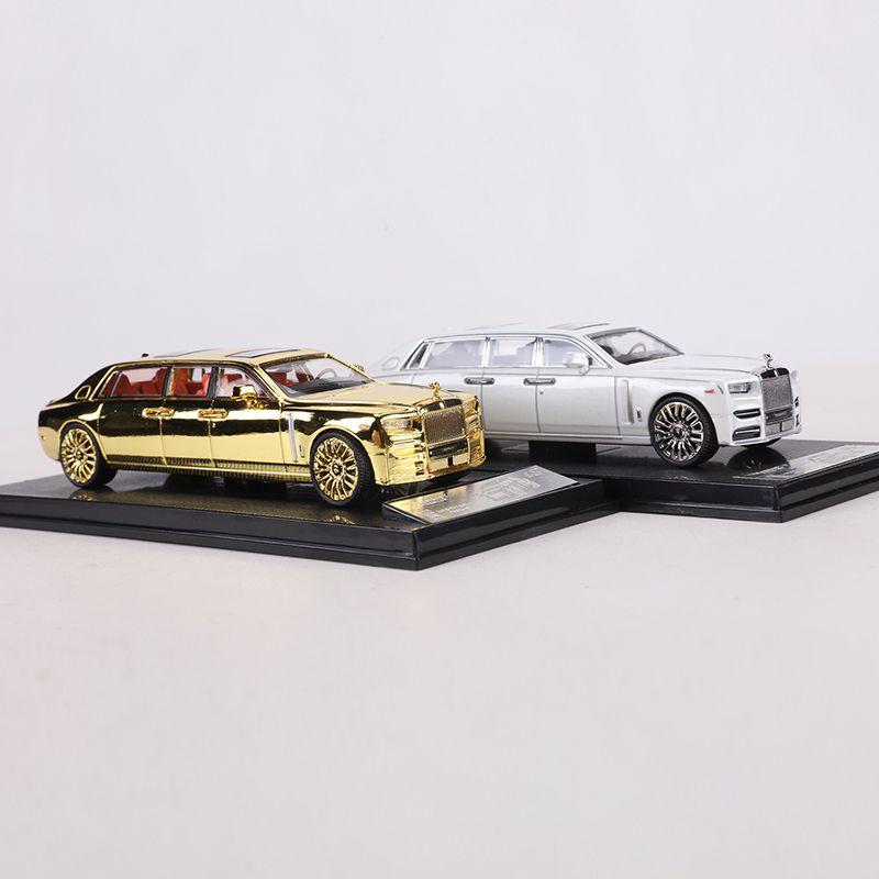 SCA 1/64 Rolls Royce Phantom VIII Металлическая гоночная машина Литьевые модели и игрушечные транспортные средства Модель автомобиля Миниатюрная модель автомобиля Для детей
