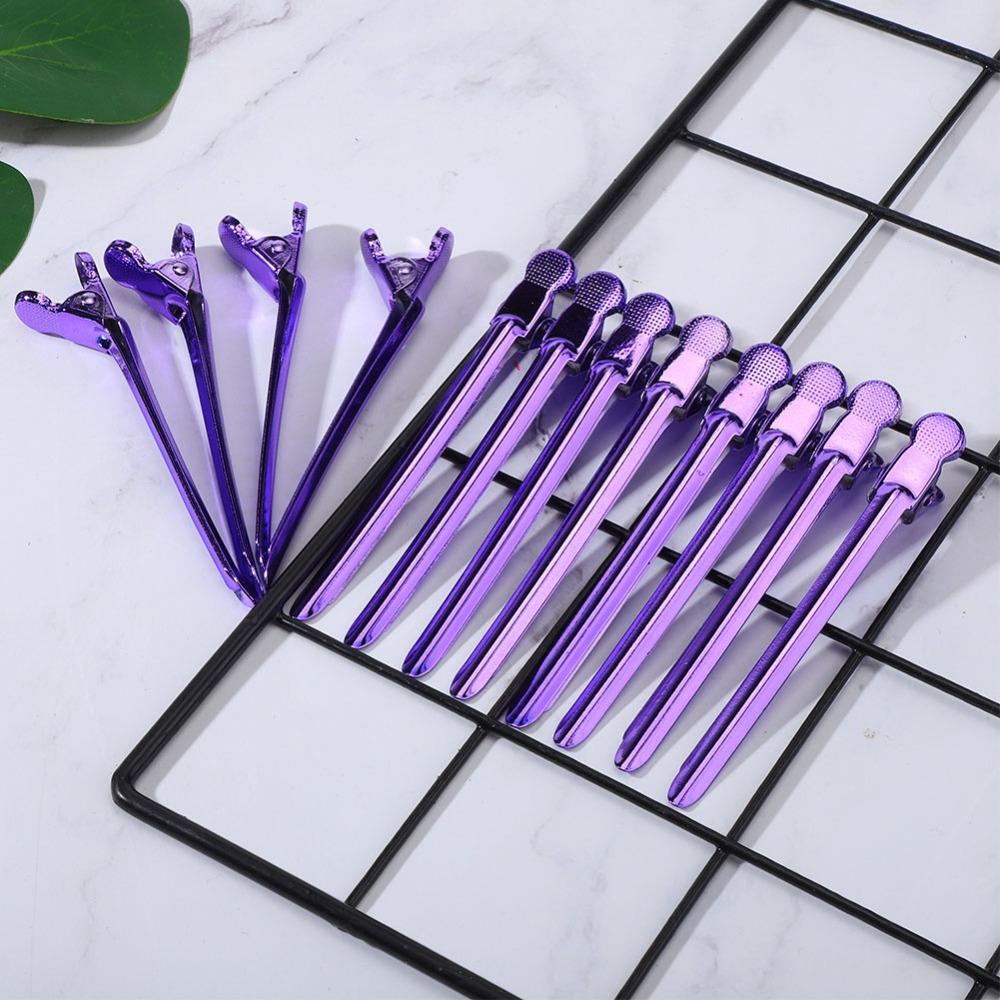 12PCS Stainless Steel Hairdressing Styling Clamps Professional Hair Clips For Hairstyling
