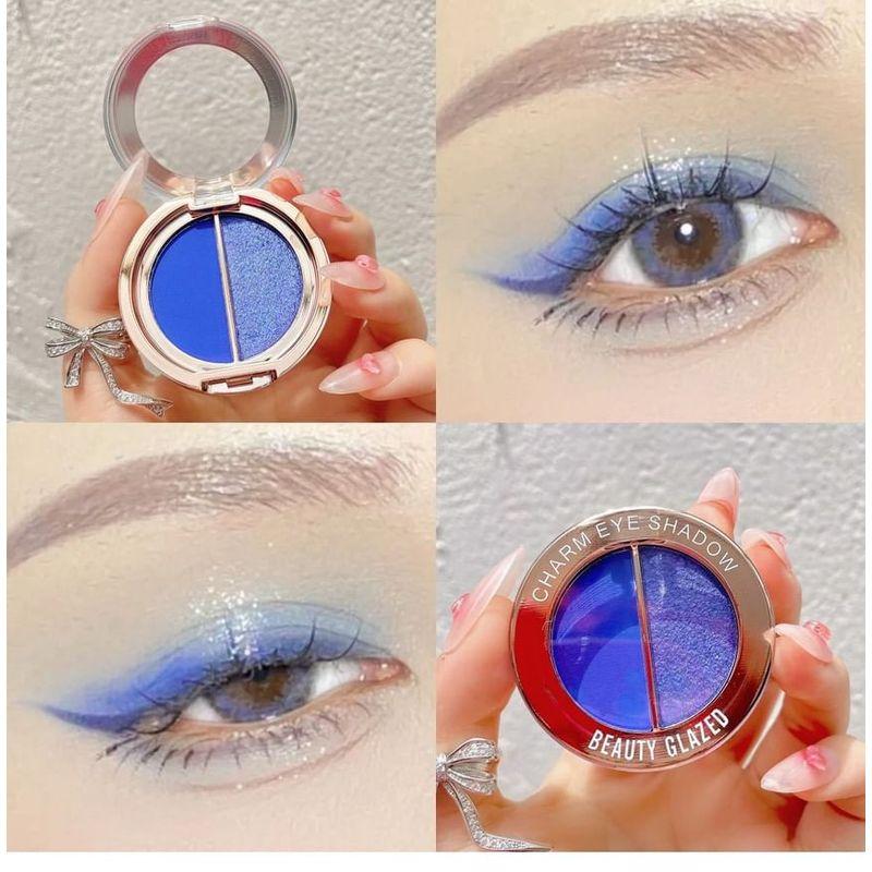 BEAUTY GLAZED - Матовые и жемчужные тени для век с двойным эффектом Charm - 10 оттенков