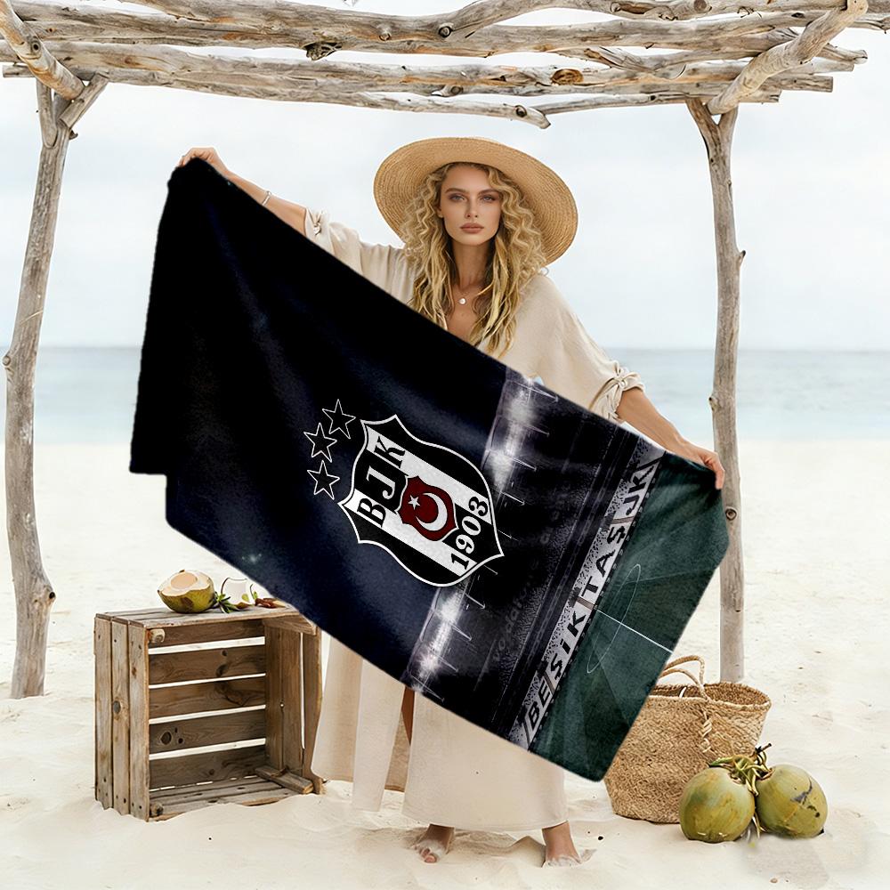 Bjk Enthusiasts Beach Towel Super Soft Microfiber Quickdry Fabric Comfortable Lightweight