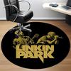 1pcMusic Linkin Papk Band Office Round Area Rug, Indoor Mat Suitable For Office,Bedroom Living Room Home Decor, Room Deco a0928157