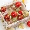 Yousheng 25 Pcs 2.36 Inch Christmas Ball Ornaments Glitter Sequin Plastic Ball Christmas Tree Hanging Decorations for Indoor Outdoor Holiday Decor