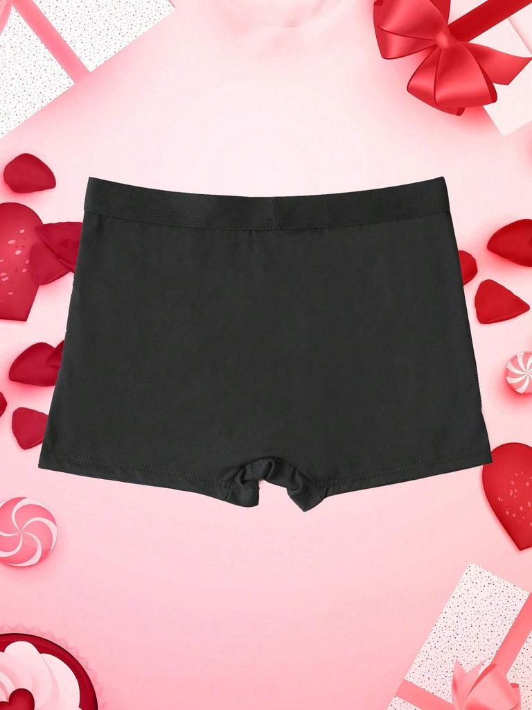 Мужские трусы-боксеры с индивидуальным фото и розовым рисунком в виде сердца, эластичное, мягкое, удобное персонализированное нижнее белье, идеальный подарок для парня/мужа