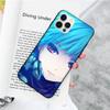 JW66 Hatsune Miku черный мягкий чехол для iPhone 16 15 Plus 14 13 Pro 8 SE XR XS Max P30 Nova 5T Y5P Y6 Y7 Y8P Y9 Realme C30 C33 C31 VIVO Y36 V27