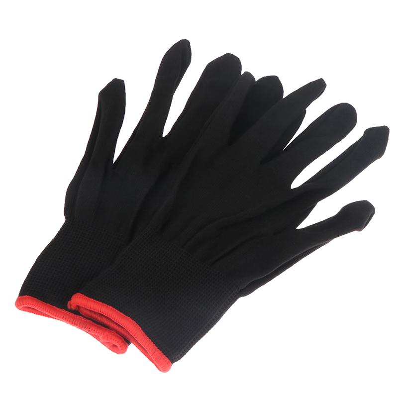 1Pair Hairdressing Anti-hot Glove for Flat Iron Heat Resistant Hair Straightening Curling Glove Styling Household Mitten