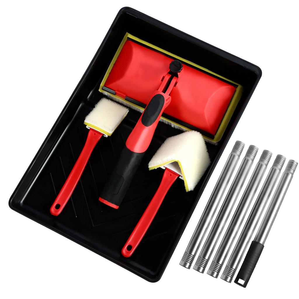 Подушечный аппликатор для покраски углов стен потолков, подушечный валик для покраски, декоративный валик для покраски, угловая кисть для покраски, разделитель цвета, инструменты для подрезки