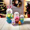 1 набор ручной работы деревянных матрешек, stacking toys пастельных цветов, выразительные глаза для домашнего декора, Рождественский подарок на День благодарения