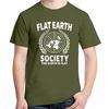 Flat Earth Society Fashion Graphic T Shirts Summer Tees Tops Cotton Oneck New Shirts And Tshirts Unisex Unisexs Print T Shirt