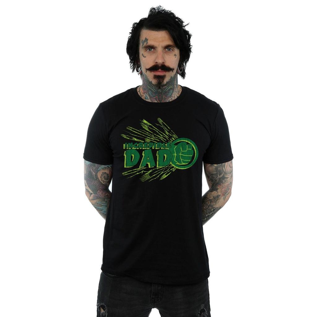 Marvel Mens Hulk Incredible Dad T-Shirt