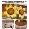 Cute Cartoon Potted Plant  Ornament Plush Toy Doll Desktop Decoration Flower Doll Girl Gift,Cute  Ornament,Children, Couple Doll Gifts,1pc