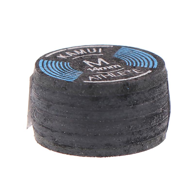 1 шт. 14 мм S/M/H Наклейка для кия Качество Пул Бильярд Кожаная Наклейка для кия Головка для кия для девятки Наклейка для кия Жесткая Мягкая Головка