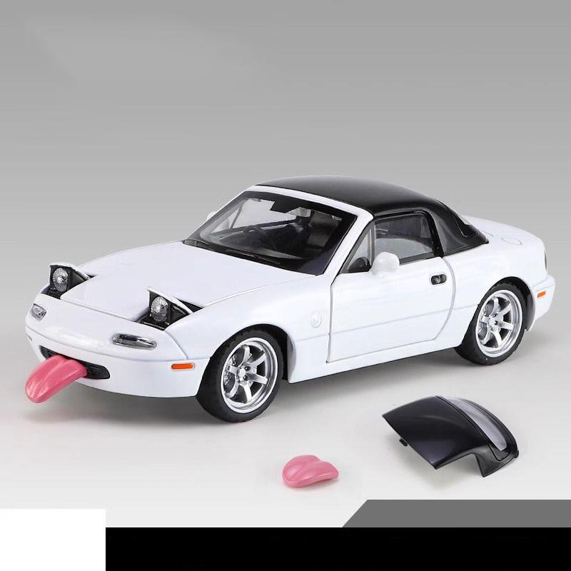 2025 Новый 1:32 Mazda MX5 MX-5 Суперкар Металлический сплав Литые игрушки Модель автомобиля Коллекционные предметы Подарок на день рождения Звук и свет Детские игрушки Хобби