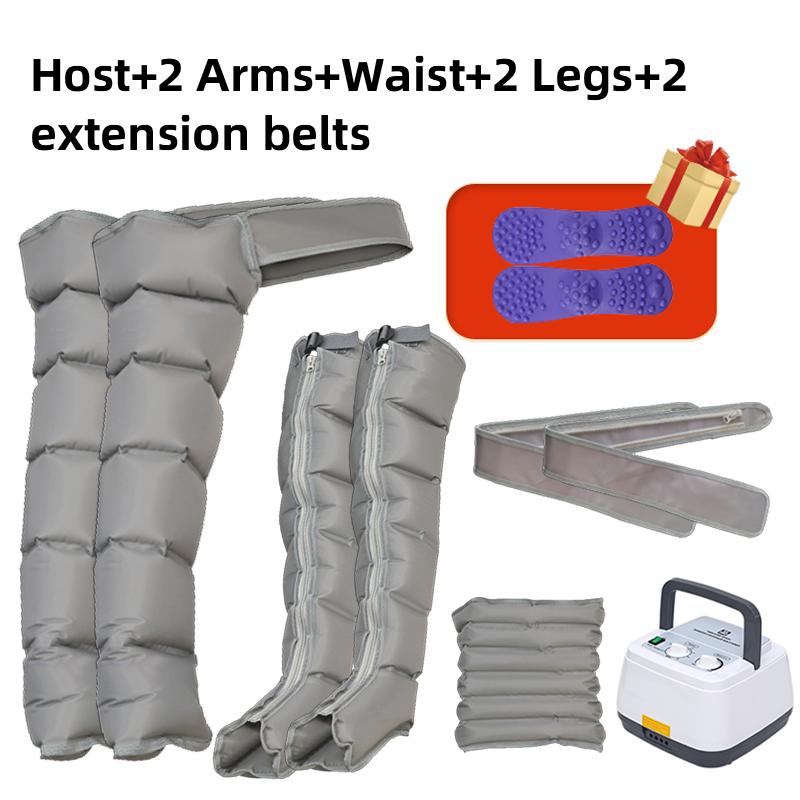 Новый модернизированный электрический массажер для тела с 6 полостями, воздушный компрессионный массажер для рук, талии, ног, ступней, способствующий циркуляции крови, облегчающий боль
