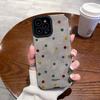 Осень и зима простой цвет горошек подходит для Apple 17Pro новый 15 флип мех iPhon16promax противоударный эссенция