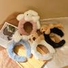 Makeup Headband Women Hair Accessories Wash Face Hair Band Cartoon Plush Headband Width Hair Hoop