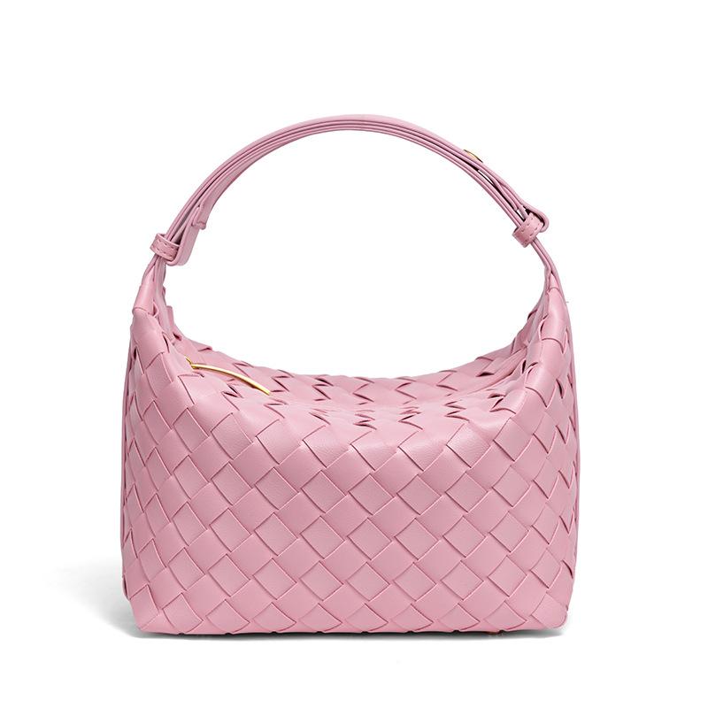 Handwoven hand bag cross-border new fresh temperament shoulder bag horizontal casual style underarm bag