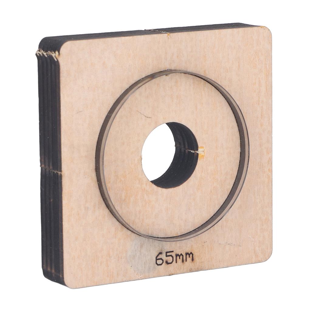 Форма для круглой резки диаметром 65 мм, круглое кольцо, металлическая штамповочная форма с деревянной доской