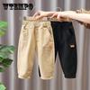 Boys' Trousers Spring and Autumn Casual Pants Loose Solid Color Trousers Sports Pants Korean Style Trousers