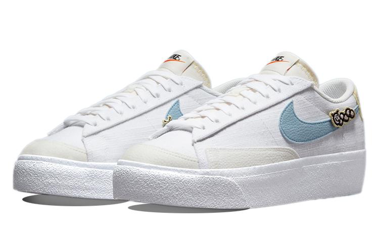 Nike Кроссовки Blazer Low на платформе Next Nature Boarder Blue Женские DJ6376-100