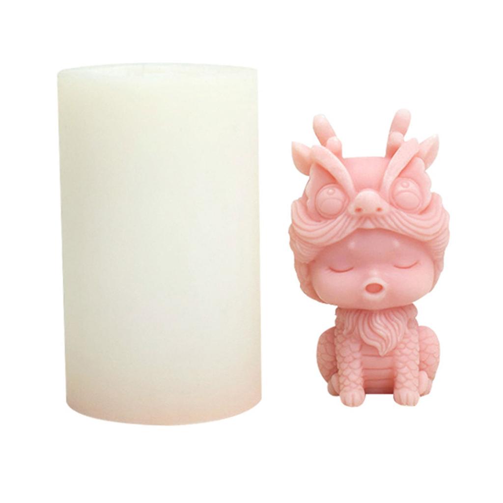 Dragon Silicone Mold Lovely Animal Candle Mould Handmade Scented Candle Making Mold Soap Mould DIY Candy Decorations