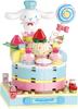 Onda Sanrio Киннаморолл Клубничный Торт Строительный Обучающий для sb02 Кубики, KEEPPLAY, Игрушка, Сборка, Милый, Пластик, Дети,