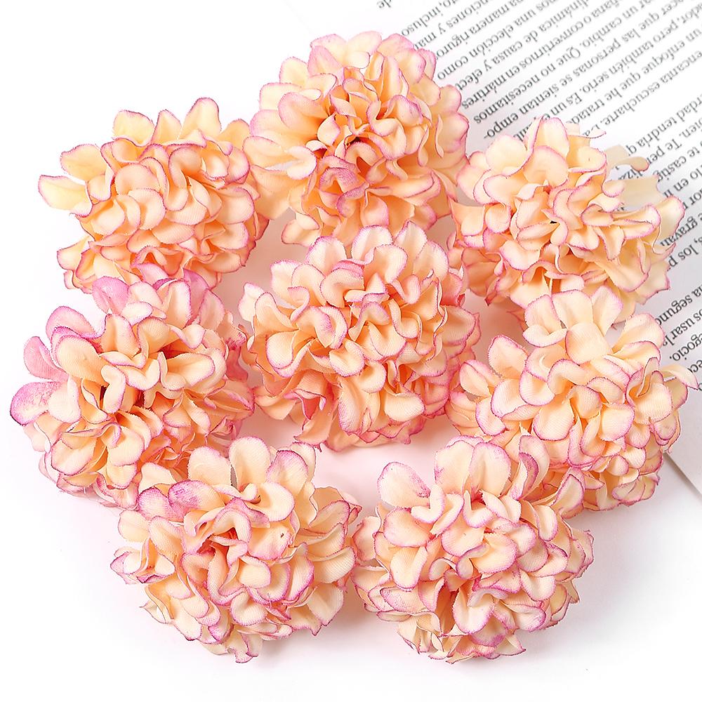 10/20/30Pcs Hydrangea Artificial Flowers Heads 4cm for Home Room Decor DIY Marriage Wreath Accessories Bride Wedding Decoration