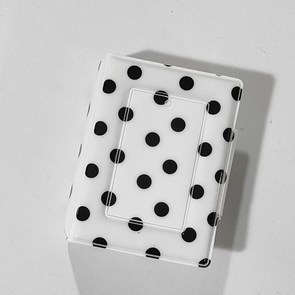 Polka Dot Photocard Binder 40 Slots Idol Picture Storage Book Portable Photo Album