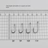50 шт. заостренные одинарные рыболовные крючки из высокоуглеродистой стали с колючими карповыми крючками для ловли нахлыстом
