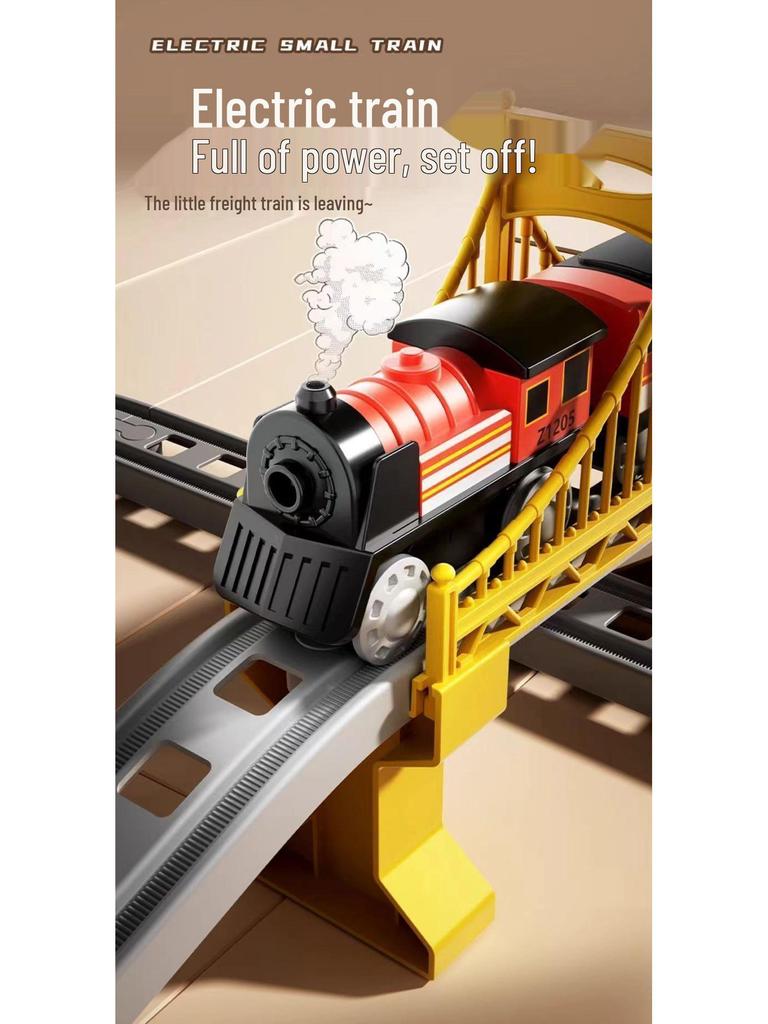 Бесплатная доставка Собранный высокоскоростной электрический поезд Фусин Хао для малышей