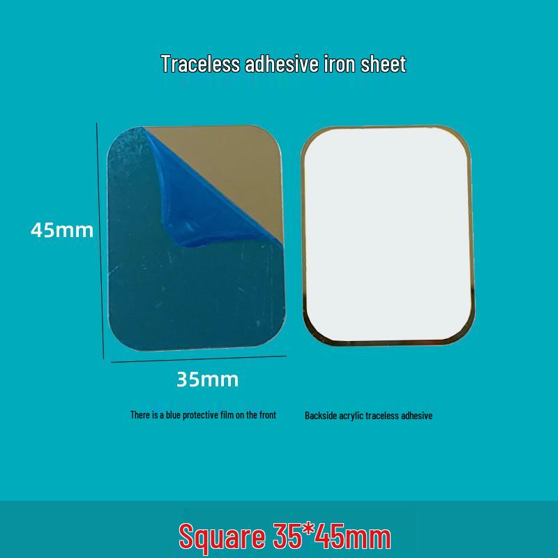 Traceless Adhesive Magnetic Iron Sheet with Acrylic Coating - Available In Stainless Iron