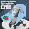 Waterproof Baby Buggy Rain Cover Universal Raincover For Pushchair Stroller Pram Wind Shield Transparent Raincover
