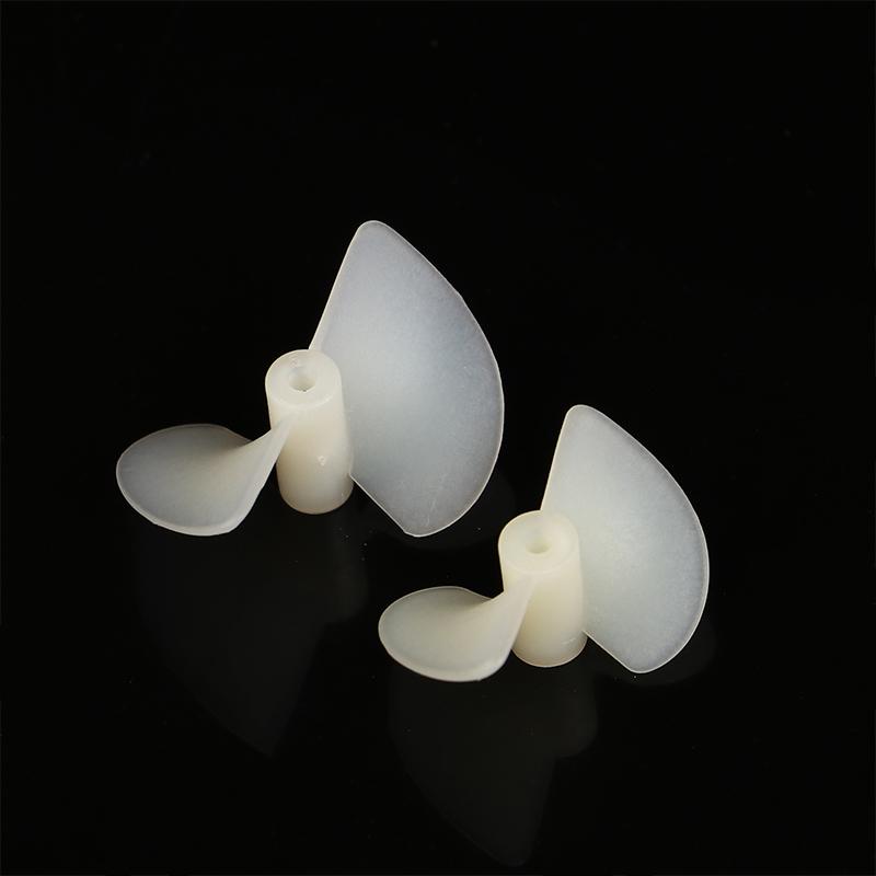 2 пары D22Mm/26Mm Cw/Ccw электрические нейлоновые винты для винтов Diy белые двухлепестковые винты для моделей радиоуправляемых лодок вал 2 мм