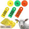 100pcs Convenient Sheep Ear Tags Multi-color Goat Ear Tags Ear Tags for Goats