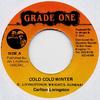 7inch Record CARLTON LIVINGSTON - Cold Cold Winter NONE Grade One Jamaica Reggae, Ska & Dub Used