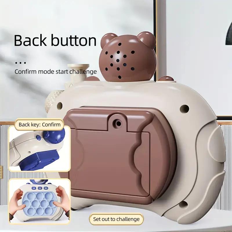 Игра Fidget Quick Push Bubble Game Handle Toys Антистрессовые игрушки для мальчиков и девочек со светодиодным игровым автоматом Игрушки для снятия стресса