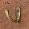 3 комплекта настенных крючков для пальто, латунная фурнитура, входная группа