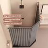 High-end Shower Invisible Waterproof Shower Partition Supplies Bathroom Dry Wet Separation Shower Curtain Rotating Folding Curtain