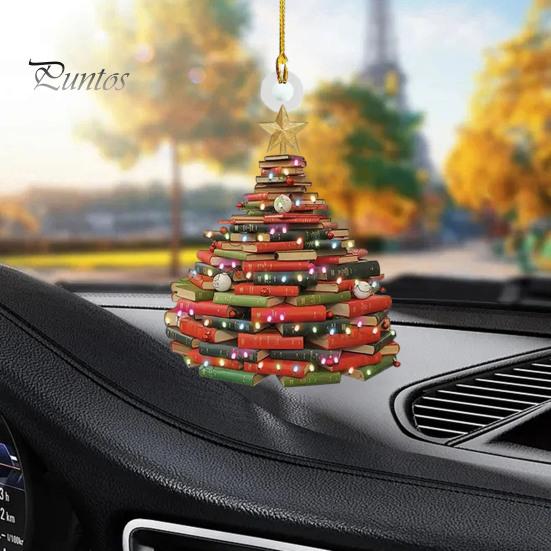 Украшение для рождественской елки, подвесное украшение со шнурком, легко подвешивается, небьющееся, для использования в помещении и на улице, рождественское подвесное украшение