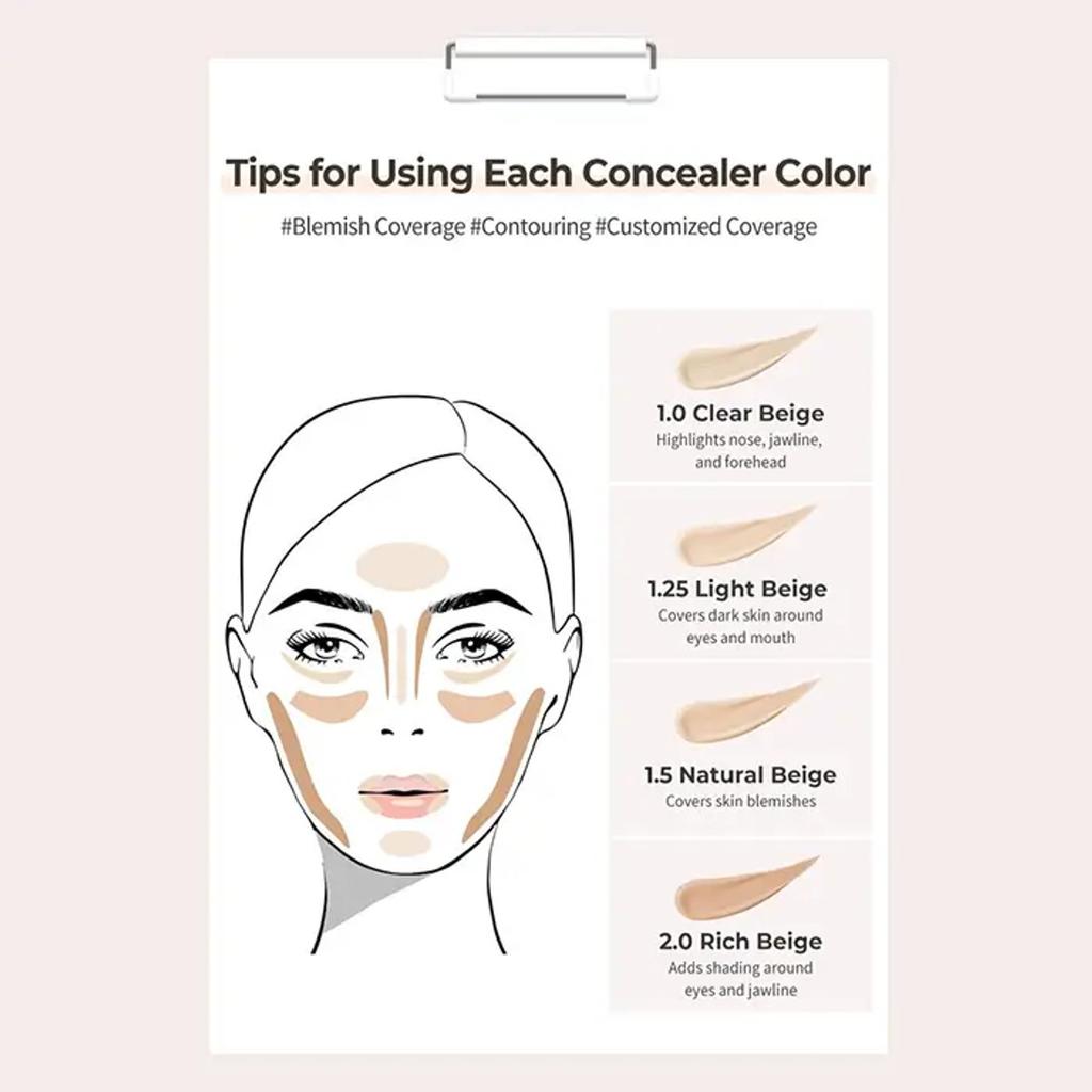 The Saem Cover Perfection Tip Concealer #Clear Beige 6,5gr