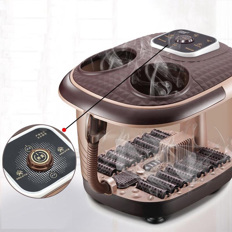 500W  Electric Foot Spa Bath Massager Rolling Vibration Heat Electric Oxygen Bubbles Foot Massage