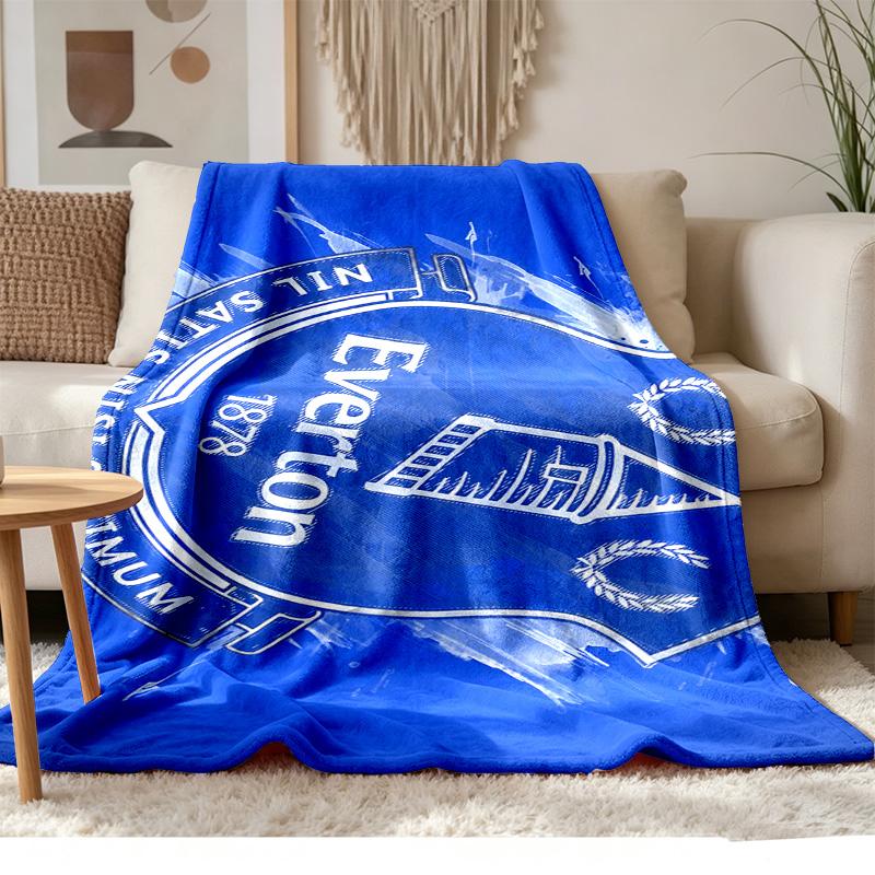 Everton Soft and comfortable flannel Suitable for sofas living rooms outdoor camping travel and also makes a great anniversary gift