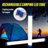17CM LED Rechargeable Tube Camping Light Magnetic Suspension Portable Light Bulb for Emergency,Night Market,Outdoor Lighting