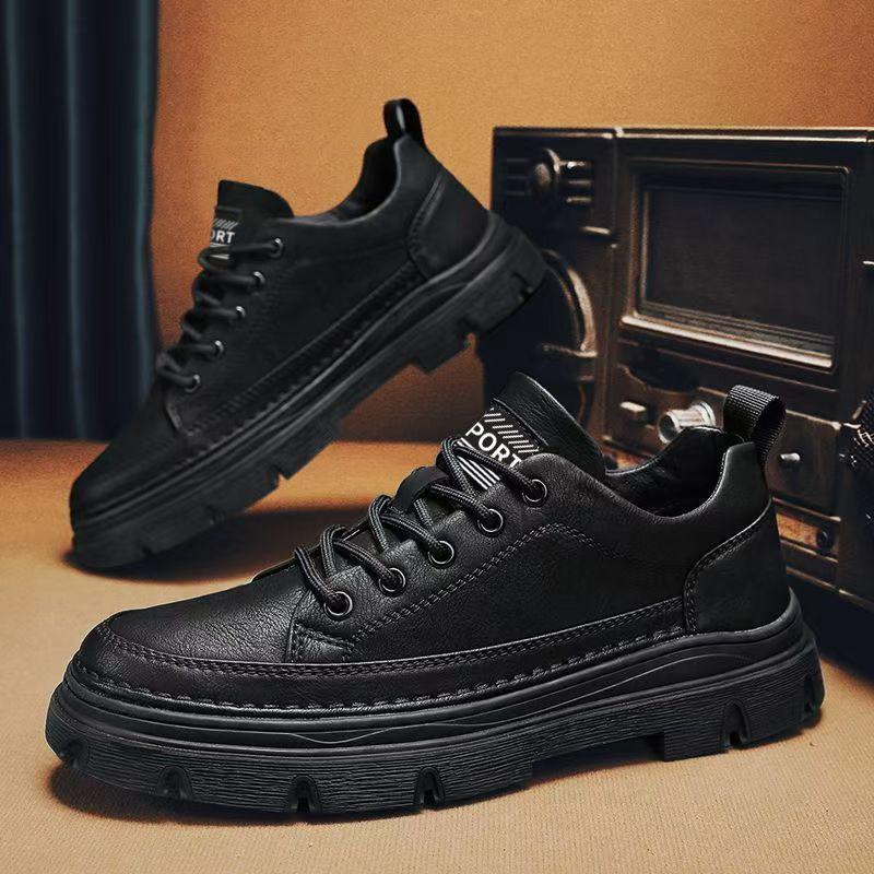 Men S Low Top Work Boots Non Slip Soft Sole Casual Shoes