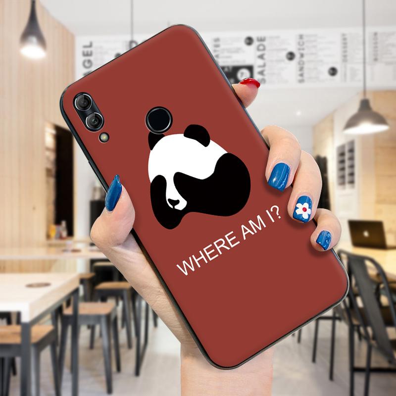 Противоударный мягкий чехол, модный милый чехол с пандой для девочек и мальчиков, милый мягкий силиконовый чехол из ТПУ для телефона iPhone OnePlus Huawei Honor